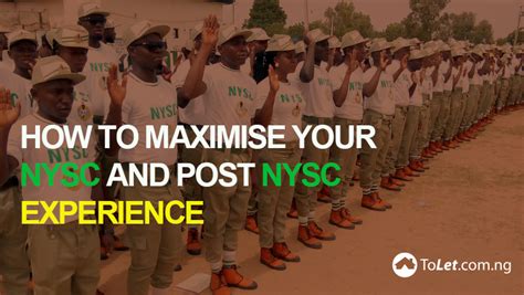 post nysc experience